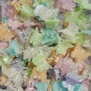 90s Gummy Glitter Butterfly Clip Set!